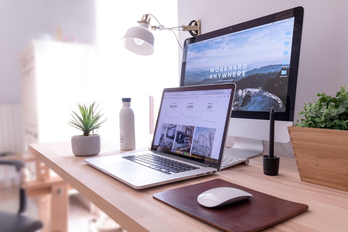 UI UX design workspace